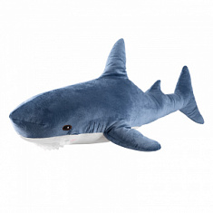 Мягкая игрушка Maxitoys, Акула Тёмно-серая, 45 см