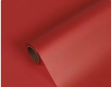 Упак. материал флористическая пленка "Vogue" 50 мкр, 60 см х 10м, красный