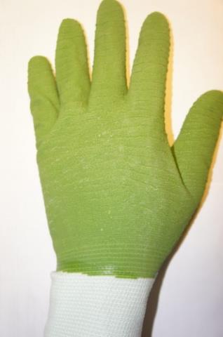 Перчатки зеленые вспененные (пахуч)